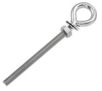 Eye bolt 12mm M12 - 120mm thread BL3500 316 Stainless Steel