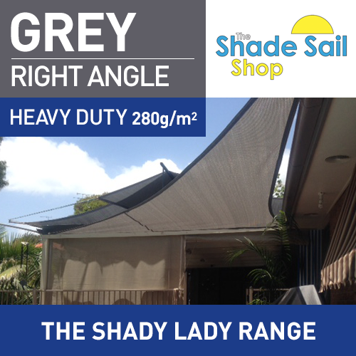 4 x 5 x 6.4m Right Angle GREY The Shady Lady Range