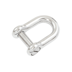 Dee shackle 8mm slot head stainless steel marine grade