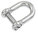 Dee shackle 10mm slot head stainless steel