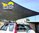 Sun Shade Sail 1.5 m x 5 m Rectangle BLACK The Shady Lady Range