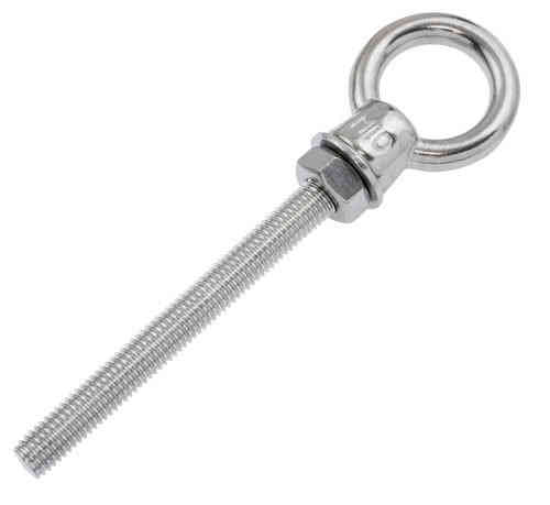 Eye bolt M10 - 100mm thread with collar BL 2600