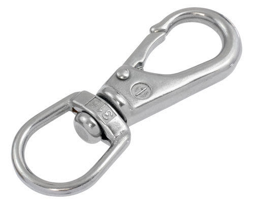 70mm Swivel Eye Snap 316 Grade Stainless Steel Snap Hooks