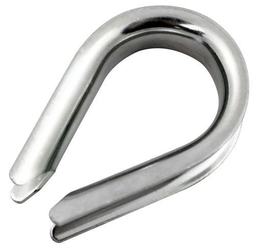 Stainless Steel 316 1 (25mm) Wire Rope Thimbles Heavy Duty Marine