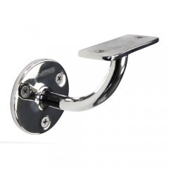 ProRail Handrail Bracket - Suits Flat Handrail Mirror Polish 316 Grade Stainless Steel