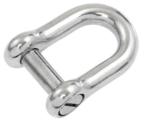 Dee shackle 12mm slot head stainless steel