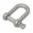 M10 Galvanised Dee shackle 10mm