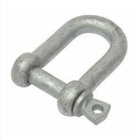 M12 Galvanised Dee shackle 12mm