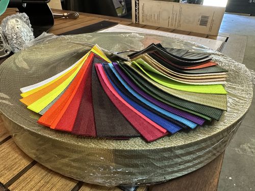 50mm Per Roll 100M 105 Polyester Seatbelt Webbing 50mm  Roll Variety of colours