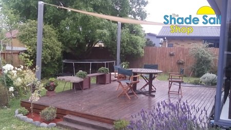 A 4.5x4.5x4.5 Triangle shade sail have been used over the back deck of our customer in Christchurch NZ. A perfect fit. Thanks so much for your great photos.\\n\\n1/12/2015 11:03 AM