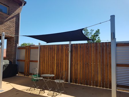 Thanks so much Suzi for sending in your photo's. Pictured is a 2x3m Black Shady Lady Shade Sail\\n\\n7/02/2017 2:48 PM