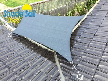 Comshade Graphite - Custom made Shade Sail - Rafter bracket assembly with dektite.\\n\\n22/03/2018 8:10 AM