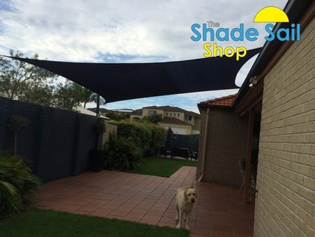 5x5 square shade sail used here over Nicola's driveway.\\n\\n11/12/2014 3:24 PM