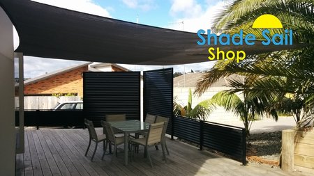 Thanks to Brett from Tauranga in NZ for sending in his shade sail photo's, Great work installing our 5x6m shady lady grey shade sail.\\n\\n28/10/2016 12:06 PM